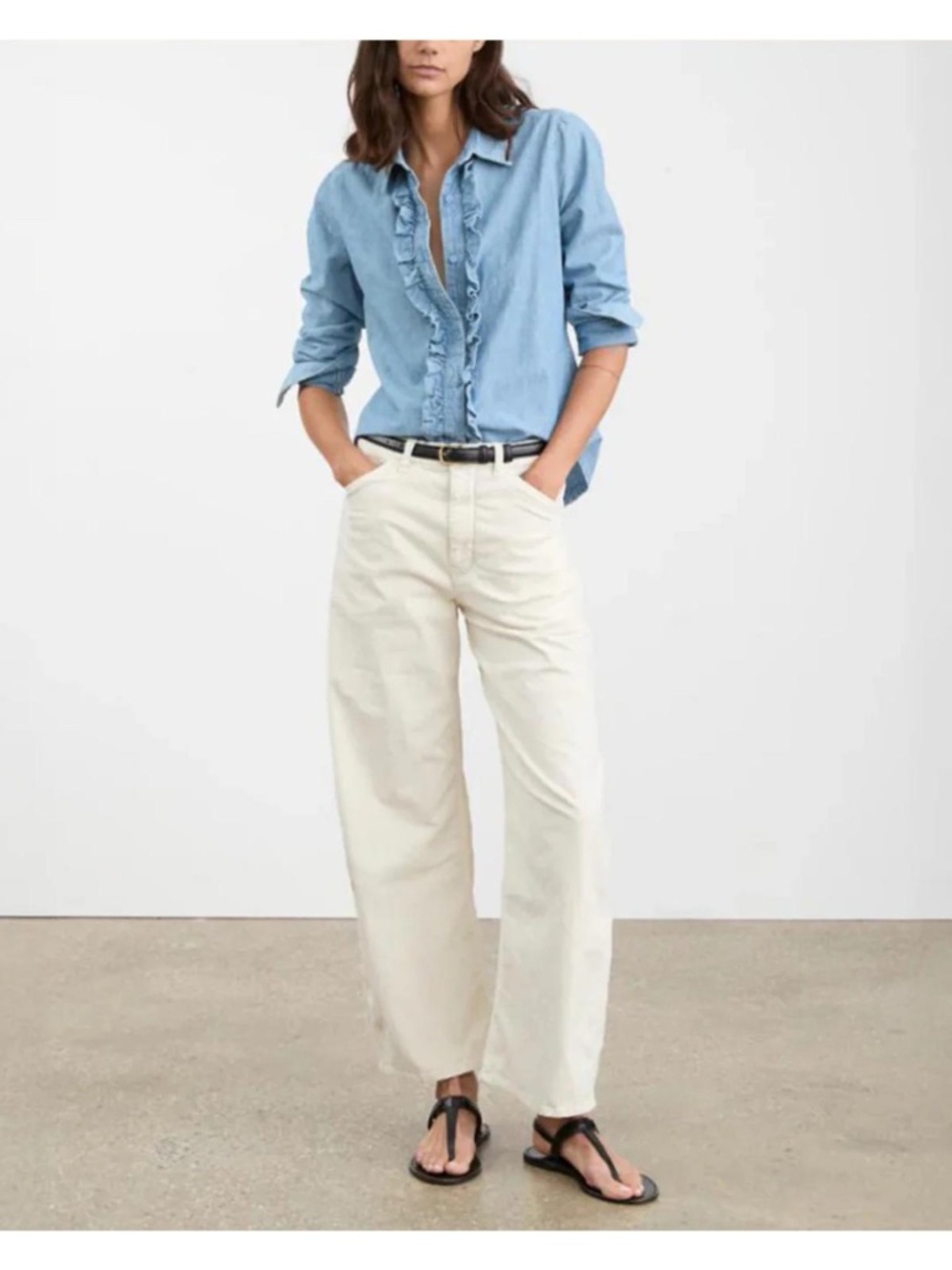 Nili Lotan Tribeca Barrel Pants - Picture 3 of 14